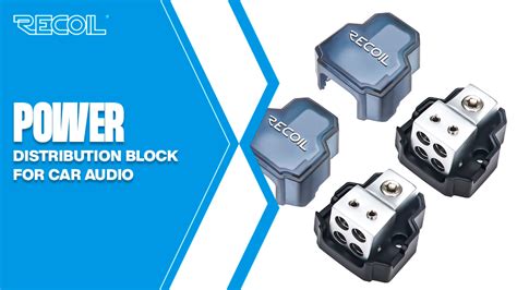 coaxial speaker distribution blocks